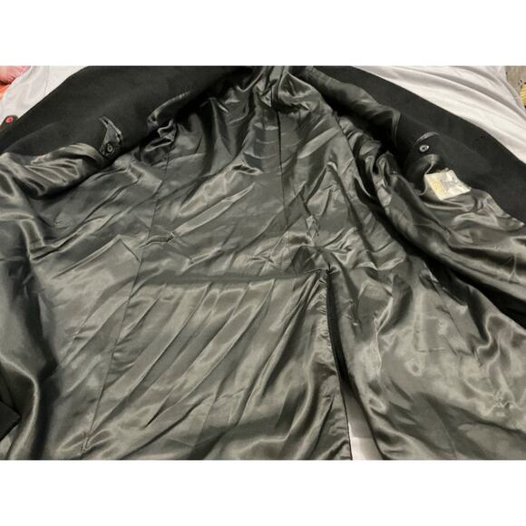 SHENGXING Cashmere Blend Men’s Black Coat SX Beautiful Coat - Picture 6 of 12